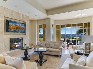 TV, fireplace, video games, DVD player - Above Lakeview I Lake Austin I Pool & Spa I Sunset Lake Views I Dock (Austin)