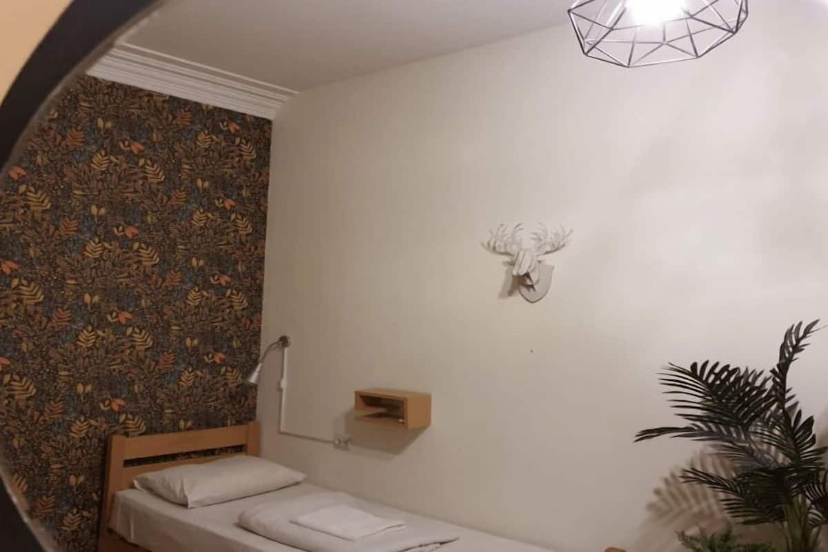 Economy Twin Room, No Windows (Shared Bathroom) | Free WiFi, bed sheets