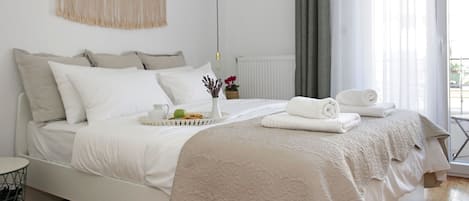 คอมฟอร์ทอพาร์ทเมนท์, วิวเมือง | 1 ห้องนอน, เตารีด/โต๊ะรีดผ้า, เปล/เตียงเด็กอ่อน (ฟรี), Wi-Fi ฟรี