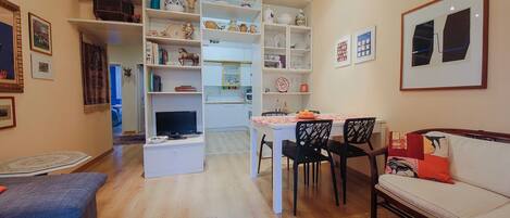 Apartment, 2 Bedrooms | Living area | 32-inch LCD TV with digital channels, TV