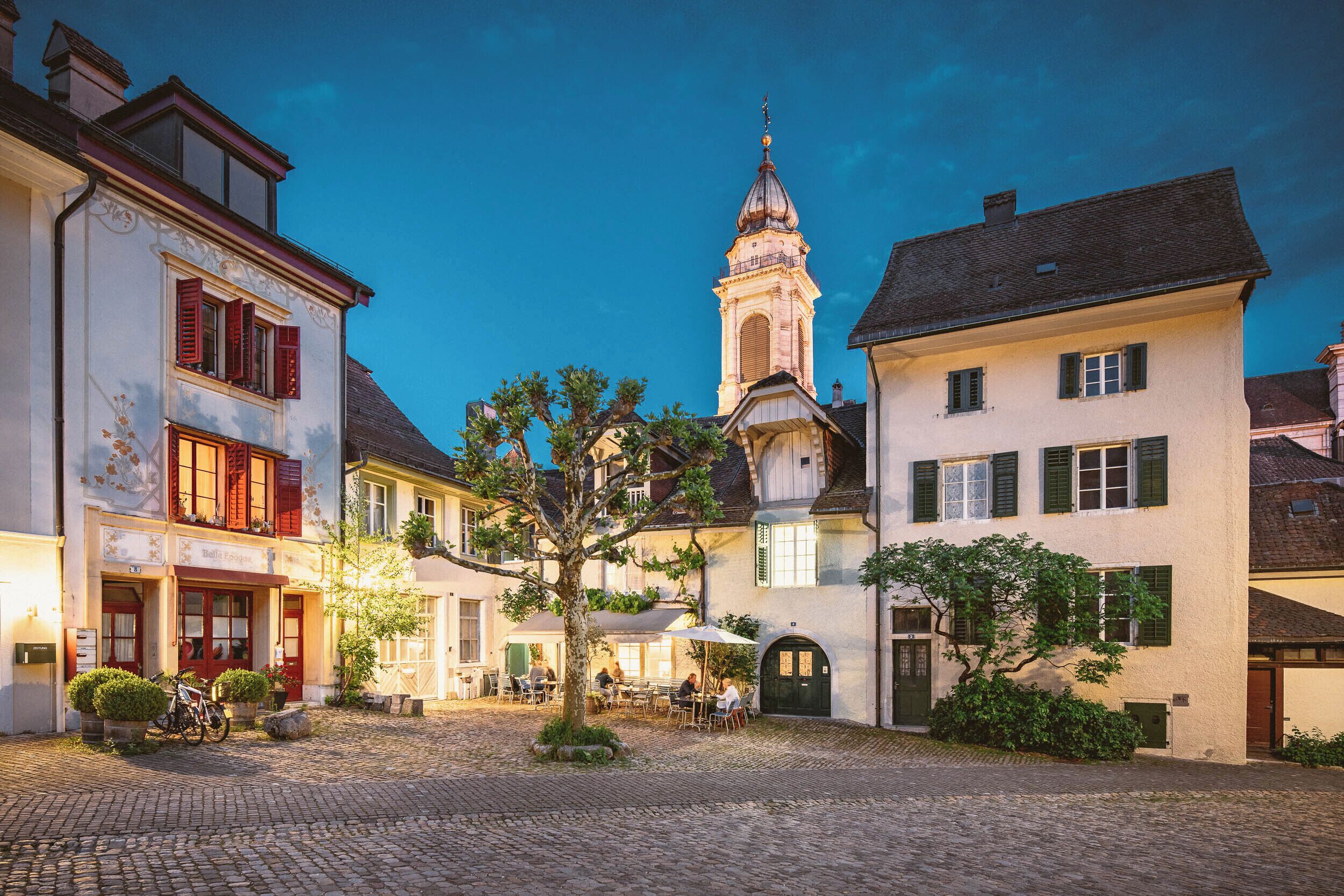 Front of property – evening/night