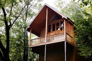 Cabin, Multiple Beds, Hot Tub, Mountain View | Exterior - Bear Country Cabin, 2 Bedrooms, Private, Foosball, Hot Tub, Sleeps 6 (Gatlinburg)