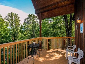 Cabin, Multiple Beds, Hot Tub, Mountain View | Balcony