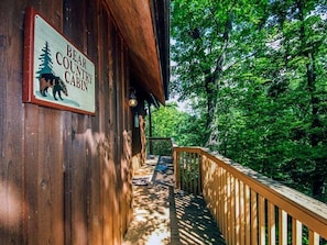 Cabin, Multiple Beds, Hot Tub, Mountain View | Balcony - Bear Country Cabin, 2 Bedrooms, Private, Foosball, Hot Tub, Sleeps 6 (Gatlinburg)