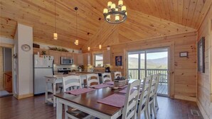 Cabin, Multiple Beds, Hot Tub, Mountain View | Private kitchen | Coffee/tea maker, fridge, microwave, stovetop