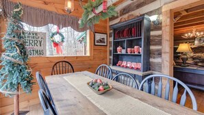 Cabin, Multiple Beds, Hot Tub | Private kitchen - Blessed Beyond Measure, 2 Bedrooms, Hot Tub, Wifi, Pool Table, Sleeps 7 (Gatlinburg)