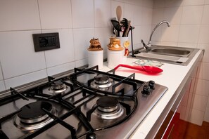 Apartment, 2 Bedrooms, Balcony | Private kitchen | Full-size fridge, oven, stovetop, dishwasher