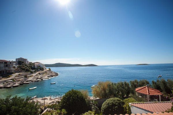 Blick von der Unterkunft