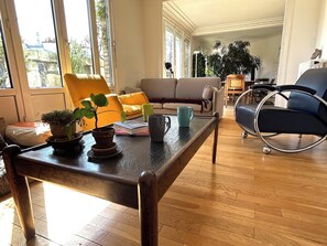TV, books, music library