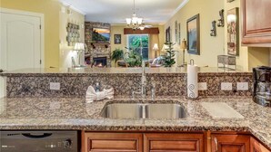 Condo, Multiple Beds, Hot Tub, Mountain View | Private kitchen | Coffee/tea maker, fridge, microwave, stovetop - Downtown Delight, 2 Bedrooms, Pool, Hot Tub, Sleeps 6 (Gatlinburg)