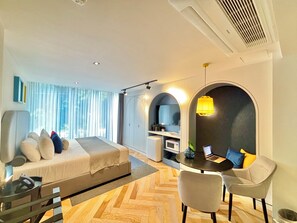 คลาสสิกอพาร์ทเมนท์, 1 ห้องนอน | 1 ห้องนอน, เปล/เตียงเด็กอ่อน, Wi-Fi ฟรี, ผ้าปูที่นอน