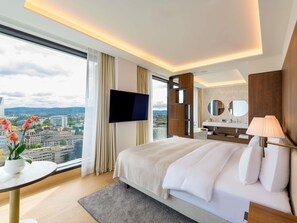 1 habitación, ropa de cama de alta calidad y minibar 