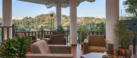 Sitteområde i lobbyen