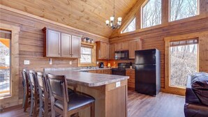 Cabin, Multiple Beds, Hot Tub, Mountain View | Private kitchen - Lasting Impressions, 3 Bedroom, Hot Tub, Fireplace, Pets, Wifi, Sleeps 12 (Gatlinburg)