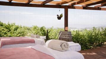 Hot stone massages, deep-tissue massages, massages