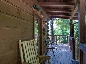 Cabin, Multiple Beds, Hot Tub, Mountain View | Balcony