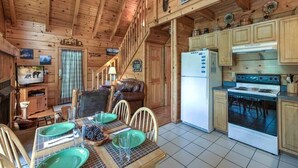 Cabin, Multiple Beds, Hot Tub, Mountain View | Living room - Twilight Ridge, 1 Bedroom, Game Room, Wifi, Mountain Views, Sleeps 4 (Gatlinburg)