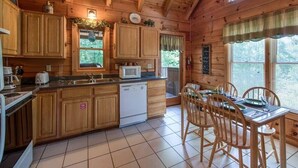 Cabin, Multiple Beds, Hot Tub, Mountain View | Private kitchen - Twilight Ridge, 1 Bedroom, Game Room, Wifi, Mountain Views, Sleeps 4 (Gatlinburg)