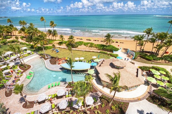 Pool - PUERTO RICO Paradise Ocean Front Hotel w/ Golf & Casino (Rio Grande)