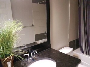 Een douche, een haardroger