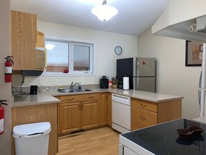 Fridge, stovetop, dishwasher