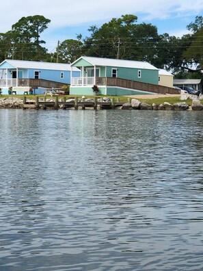 Exterior - (Fishing from dock) Boat Launch, Seafood Market & Bait-tackle shop next door.... (Eastpoint)
