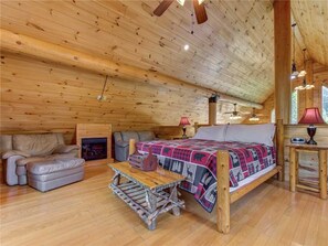 Ferienhütte, Mehrere Betten, Whirlpool