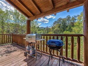 Ferienhütte, Mehrere Betten, Whirlpool | Balkon