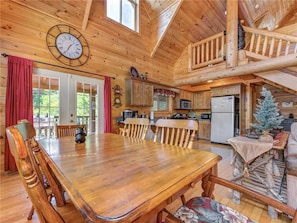 Cabin, Multiple Beds, Hot Tub | Private kitchen | Fridge, microwave, stovetop, dishwasher - Longwalker Lodge, 3 Bedrooms, Hot Tub, Game Room, Sleeps 9 (Sevierville)
