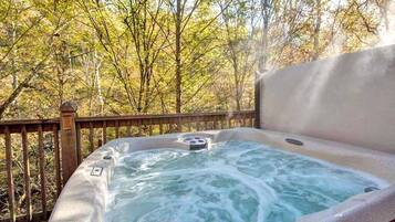 Cabin, Multiple Beds, Hot Tub, Mountain View | Spa | Hot tub