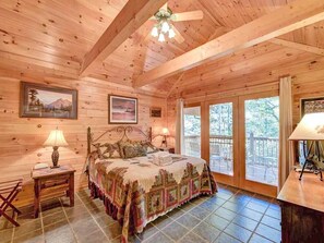Cabin, Multiple Beds, Hot Tub, Mountain View | 3 bedrooms, free WiFi - Rivers Edge, 3 Bedrooms, On Stocked Stream, Hot Tub, Grill, Sleeps 8 (Sevierville)