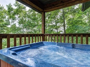 Cabin, 1 King Bed, Hot Tub | Spa | Hot tub - Sugar Plum, 1 Bedroom, Hot Tub, Wifi, Foosball, Sleeps 2 (Pigeon Forge)