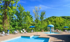 Indoor pool, outdoor pool