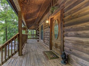 Cabin, Multiple Beds, Hot Tub, Mountain View | Balcony