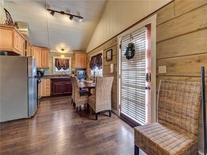 Cabin, 1 Queen Bed with Sofa bed, Hot Tub | Private kitchen