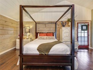 Ferienhütte, 1 Queen-Bett und Schlafsofa, Whirlpool