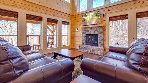 Cabin, Multiple Beds, Hot Tub, Mountain View | View from room - Back to Nature, 2 Bedroom, Fireplace, Hot Tub, Wifi, Pet Friendly, Sleeps 6 (Gatlinburg)