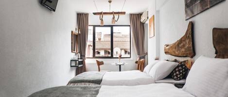 Sistema de insonorización, wifi gratis y ropa de cama
