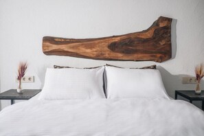 Egyptian cotton sheets, premium bedding, down duvets, soundproofing