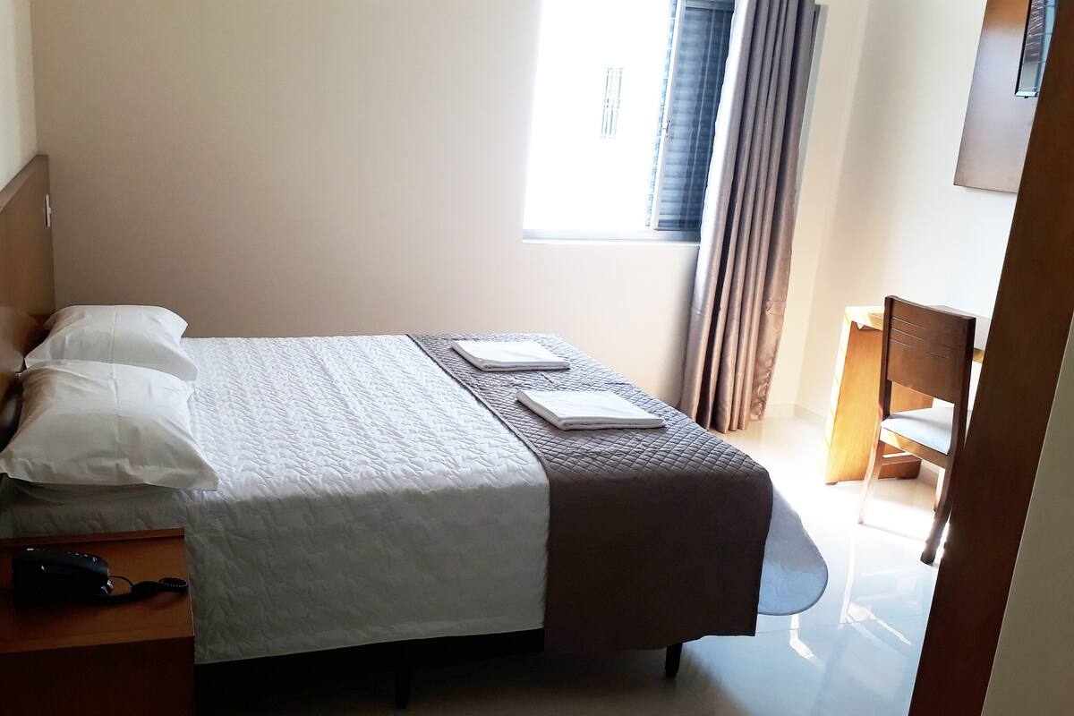 Minibar, desk, laptop workspace, free cots/infant beds