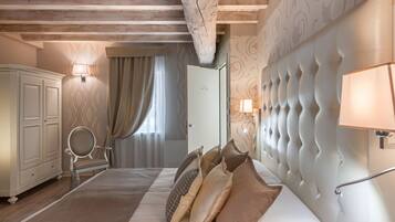 Chambre Deluxe Double ou avec lits jumeaux | Draps en coton égyptien, literie de qualité supérieure