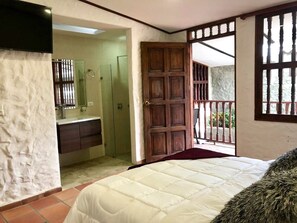 Standard Double Room, 1 Double Bed, Garden View | Premium bedding, minibar - Hotel Casona del Virrey (Moniquirá)