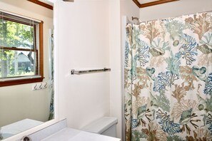 Combined shower/tub