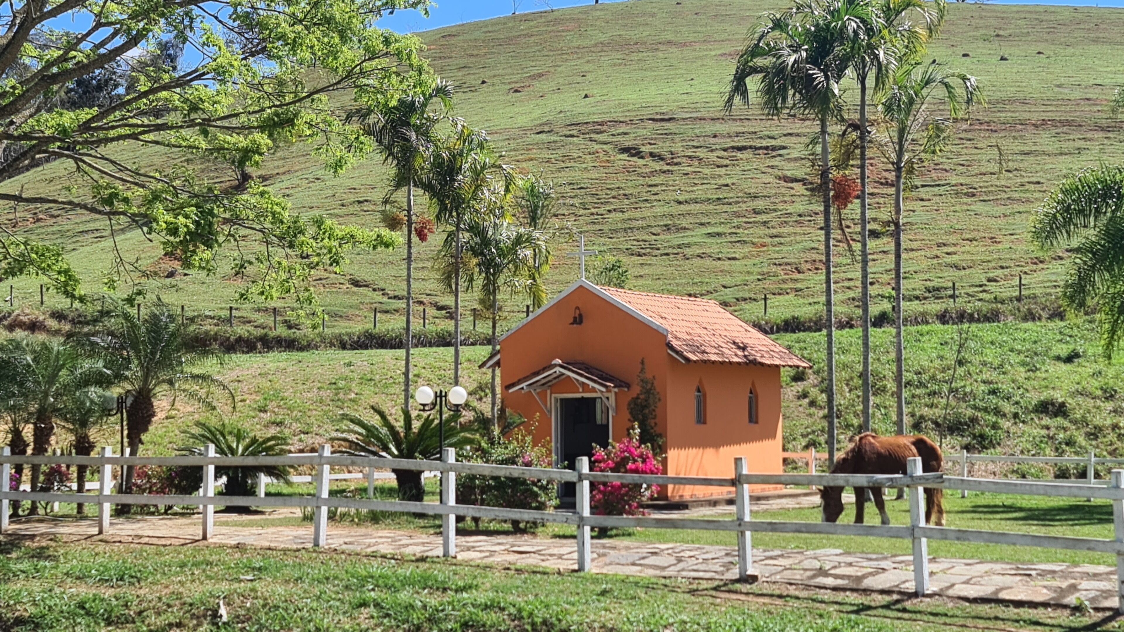 outdoor wedding area