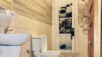 Shower, soap