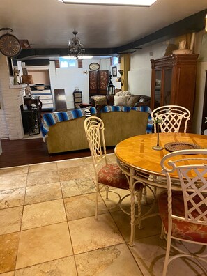Dining - Big cozy basement close to downtown! (Mooresville)