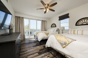 2 chambres, espace de travail pour ordinateur portable