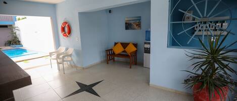 Interior entrance