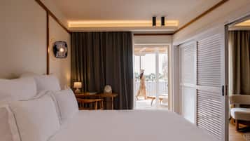 King Suite, Sea View | Minibar, escritorio, insonorización y wifi gratis