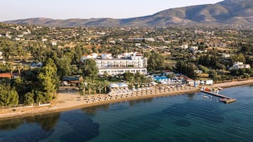 Blick von der Unterkunft